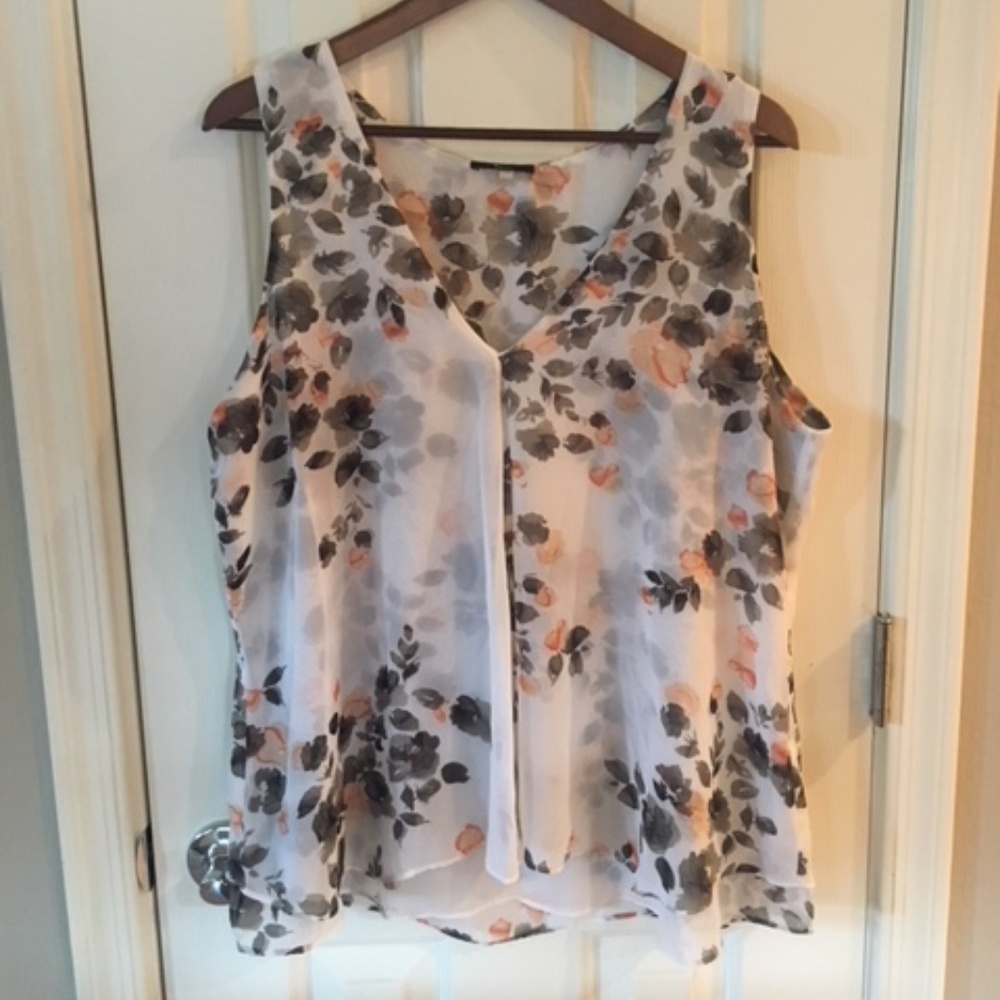 Sleeveless Sheer Top